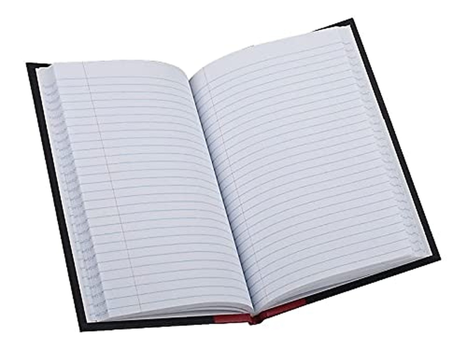 Boorum & Pease 96304 Record/Account Book, Black/Red Cover, 144 Pages, 5 1/4 x…