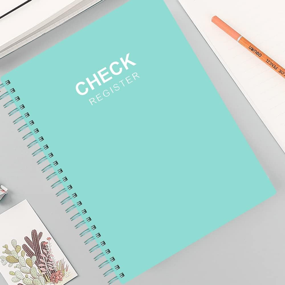 Check Register – A5 Check Book Register Books with Check & Transaction Registers