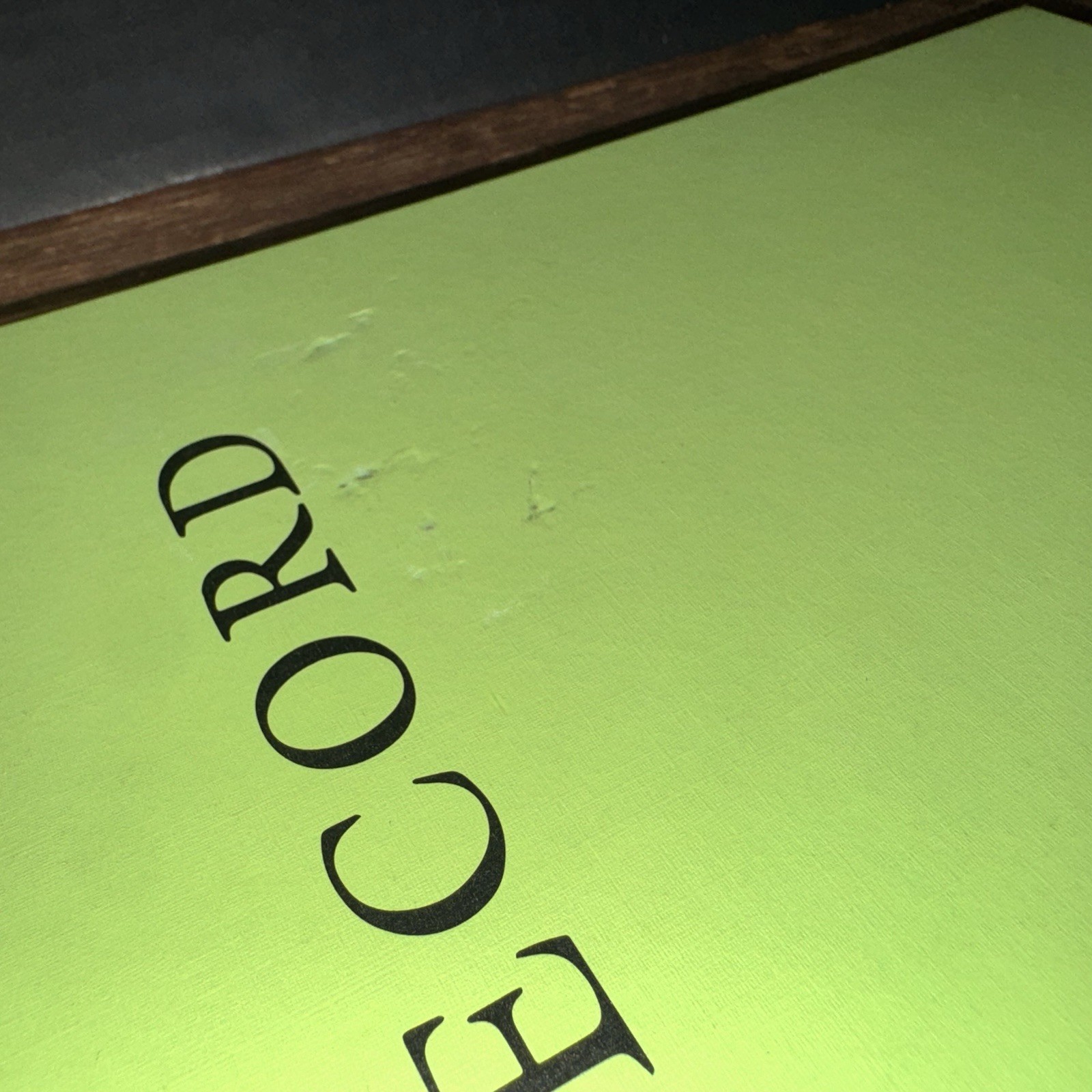 Federal Supply Service Record Book Hardcover Lined Green