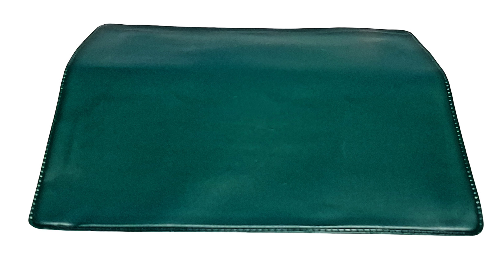 Forest Green Vinyl Checkbook Cover Standard Top Stub 6- 1/4″ x 3-3/8″ New