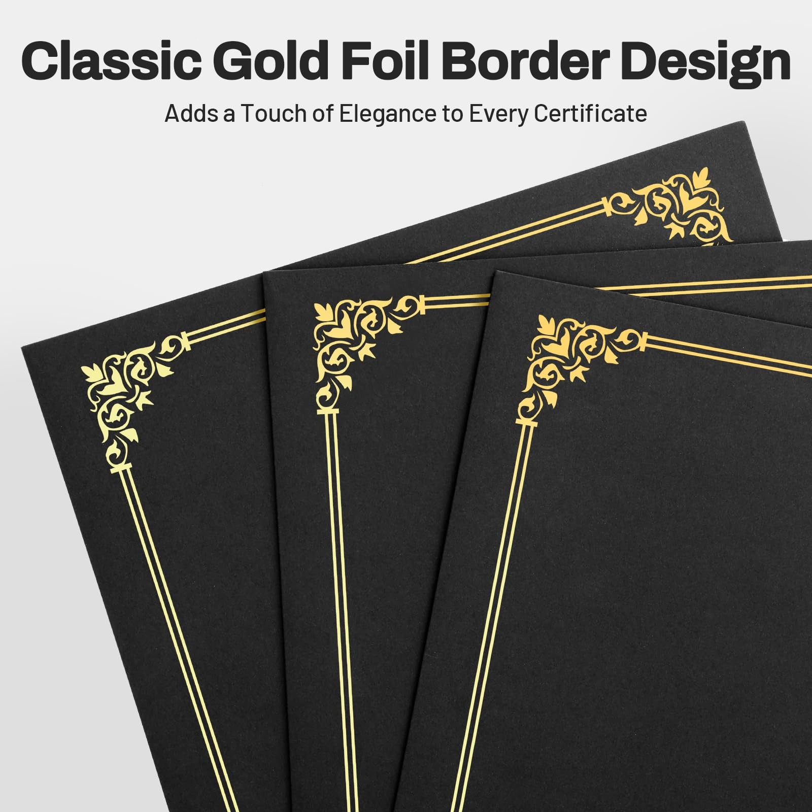 SUNEE Certificate Holders(Black, 30 Packs), Diploma 12.2 x 9.5 inches, Black