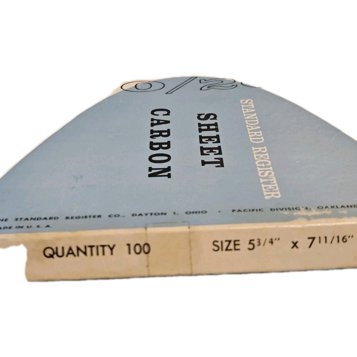 Standard Register 20/20 Sheet Carbon Business Forms in Orig. Box (100 Forms)