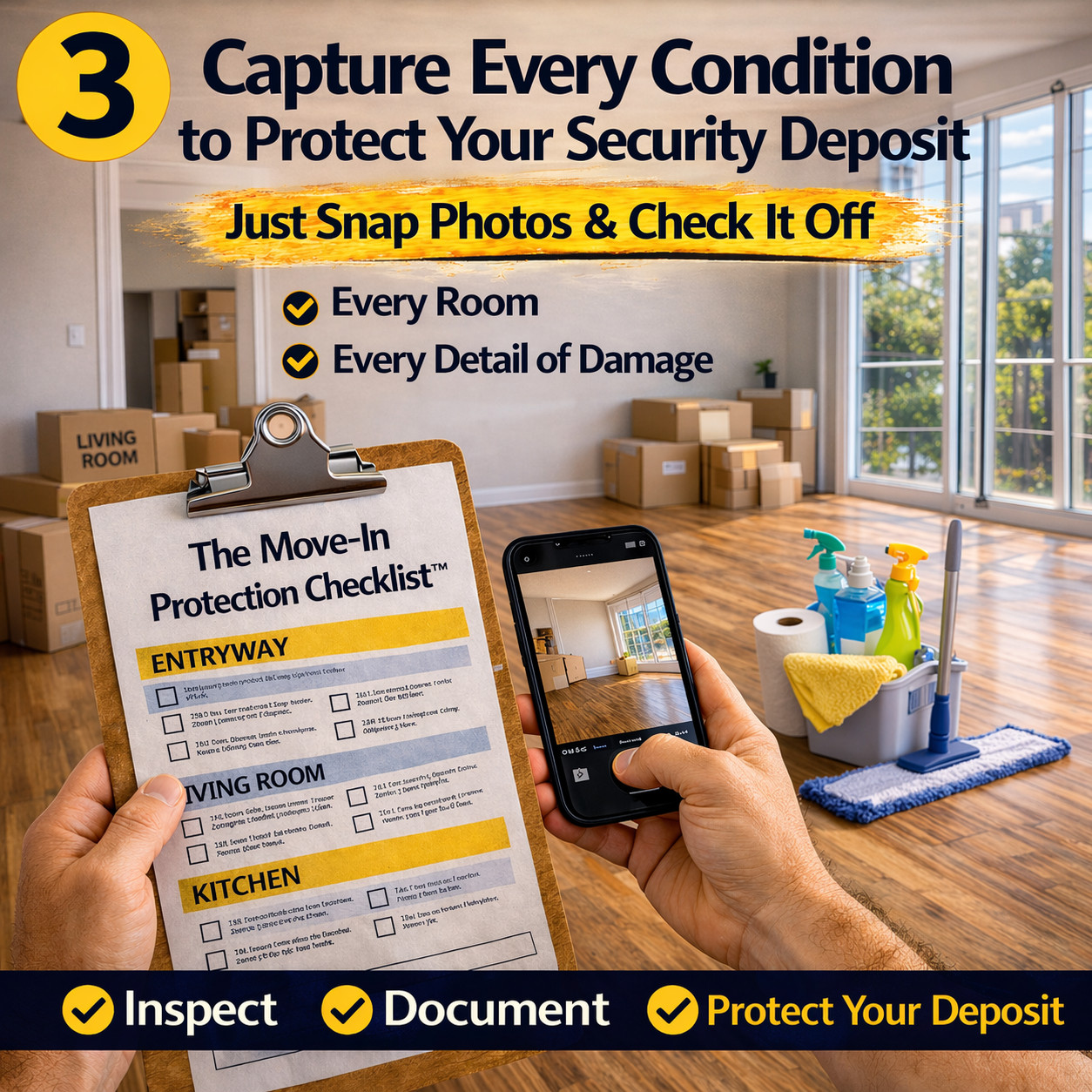 Apartment Move-In Checklist | Security Deposit Protection Guide