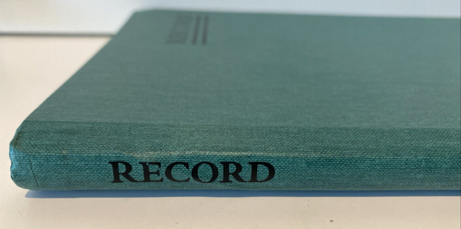 Vtg National Brand 56-521 Record Book, Rounded Corners, 9-5/8 x 6-1/4″, 200 pg