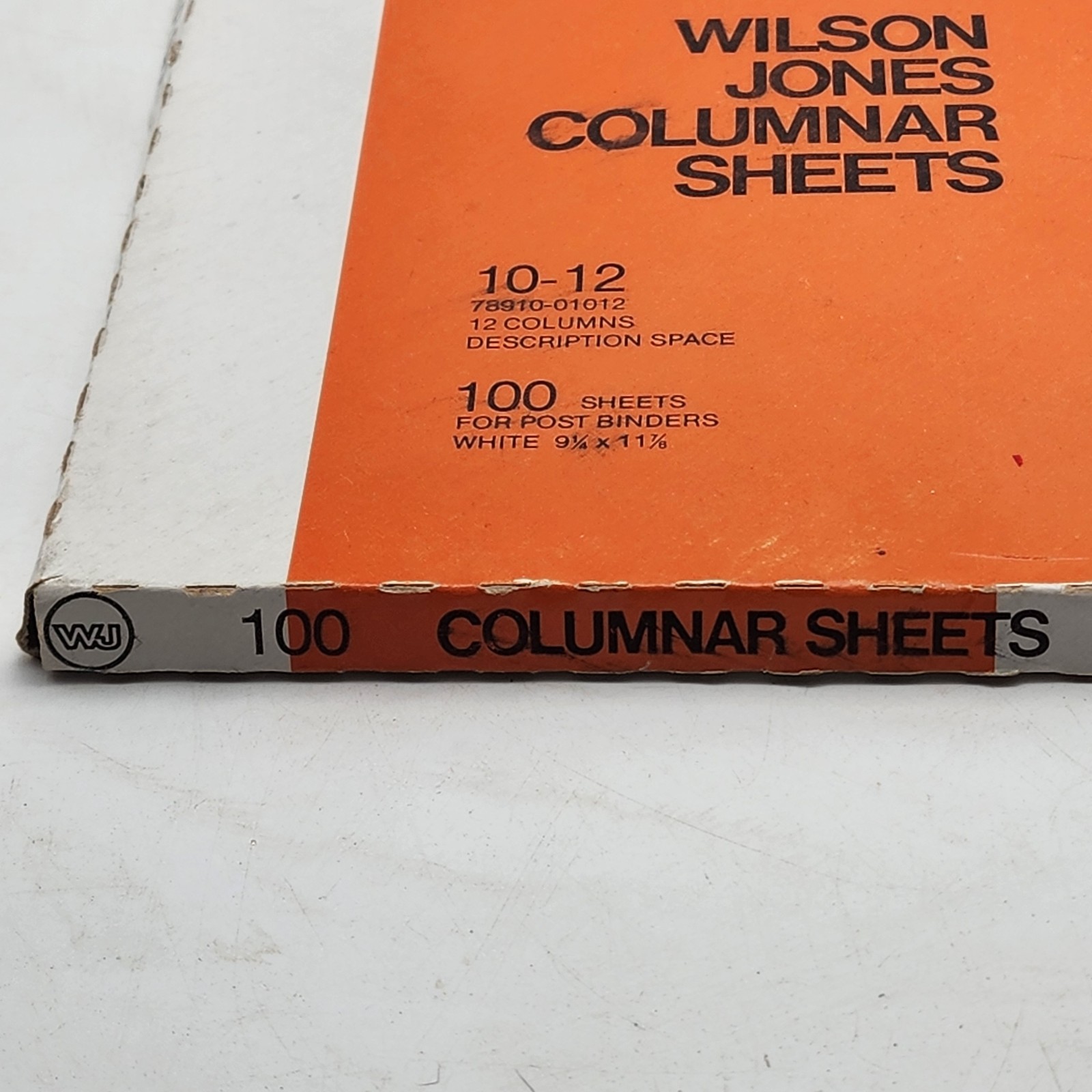 Wilson Jones Accounting Sheets 10-12 Columnar 9-1/4 x 11-7/8 Loose Sheets NOS