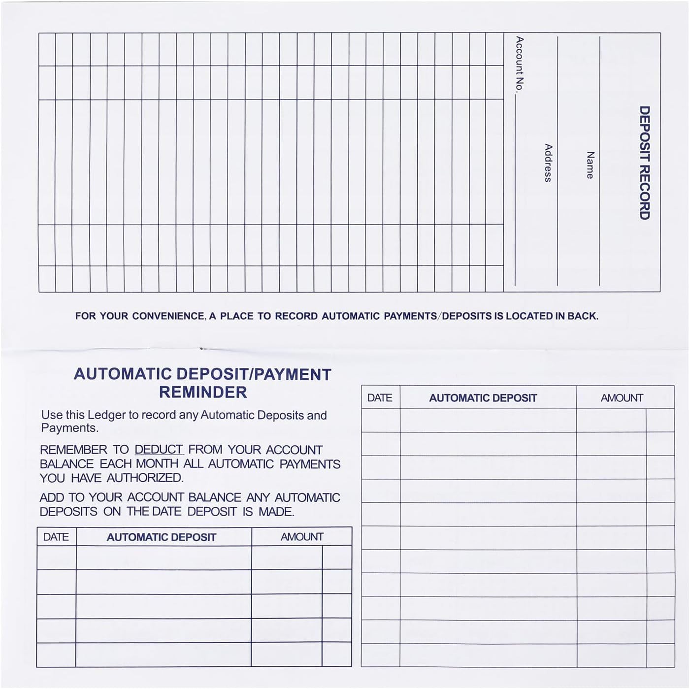 Stylish 12 Check Registers – Personal & Business Finance Tracking Made Easy