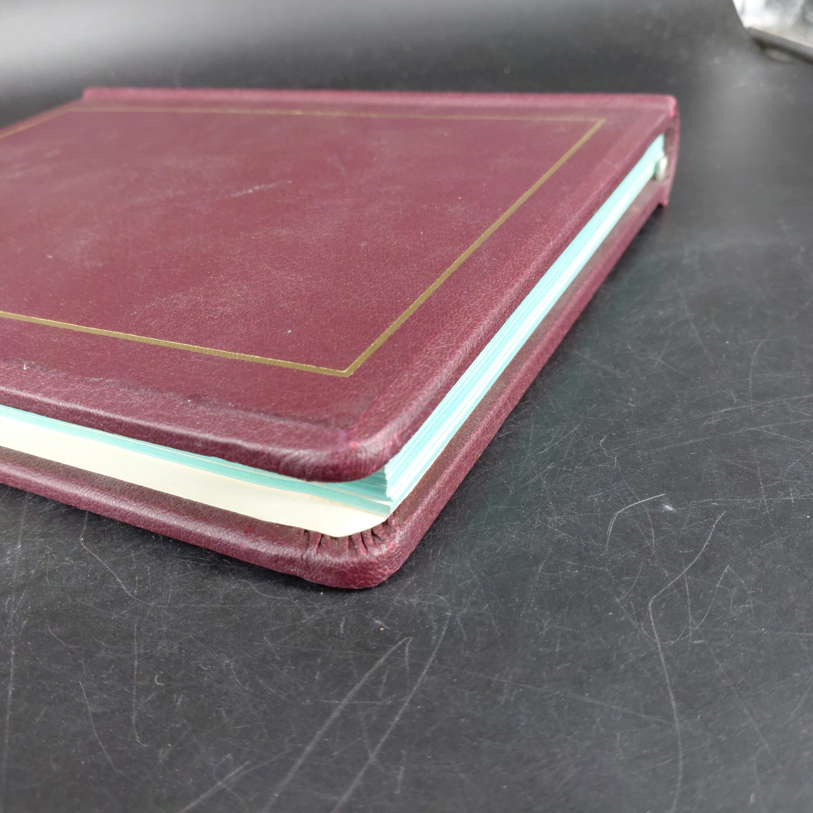 Wilson Jones Minute Record Book 396-11 Outfit 0396-11 Hardcover Burgundy USA