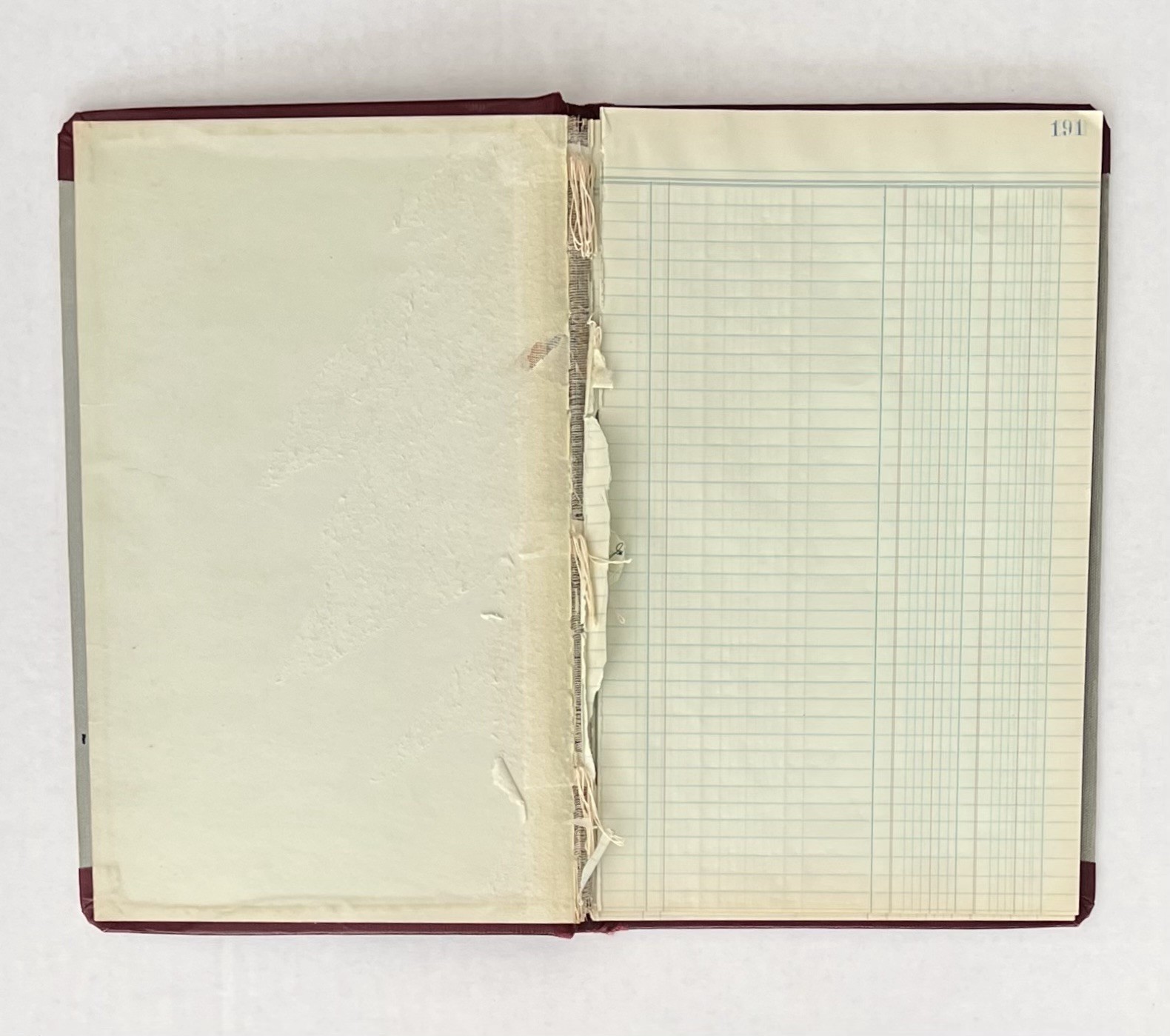Vintage Accounting Ledger Canvas Bound Journal • **READ**