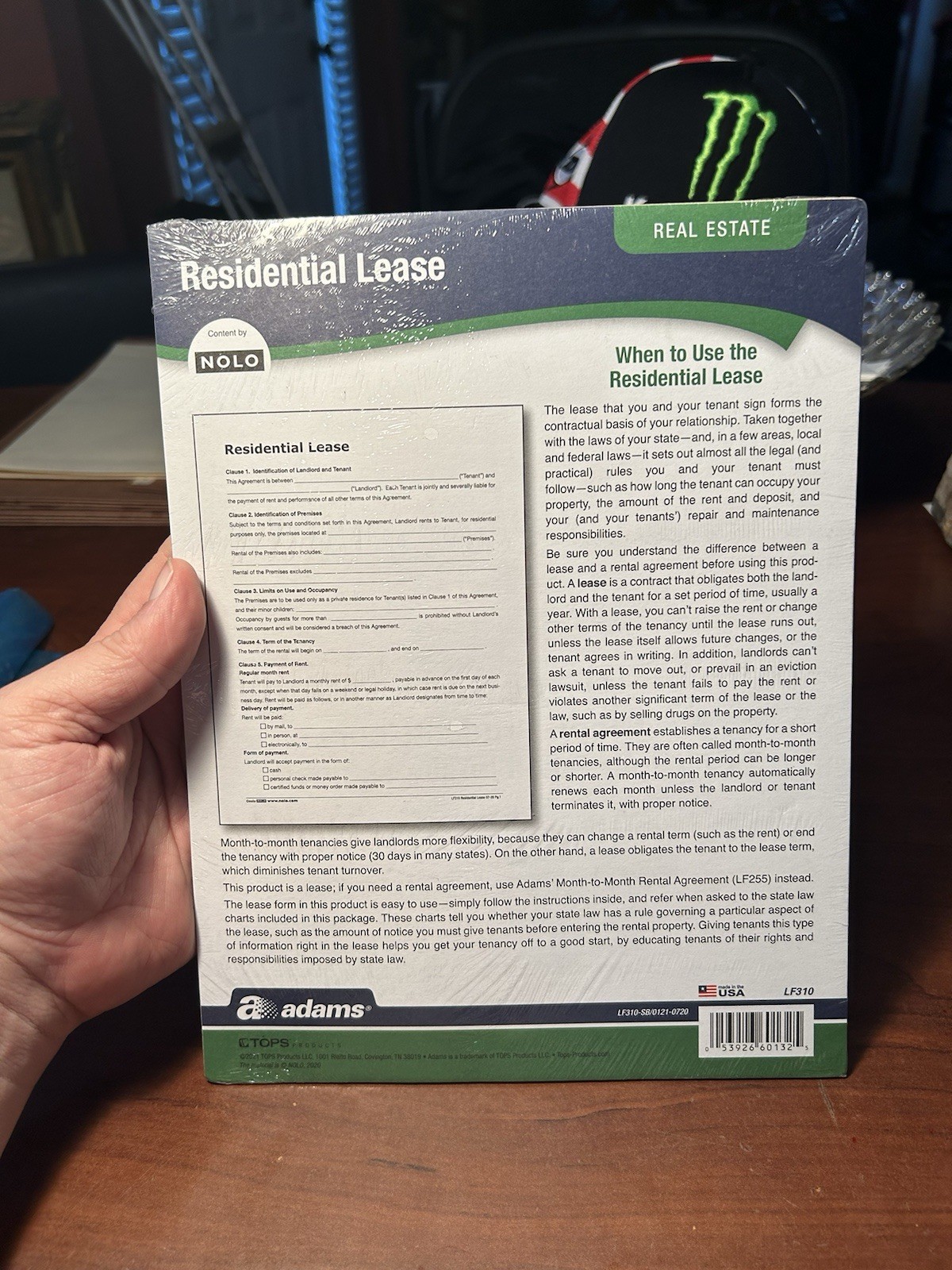 Adams Residential Lease Forms Complete Kit Printable and Fillable Templates