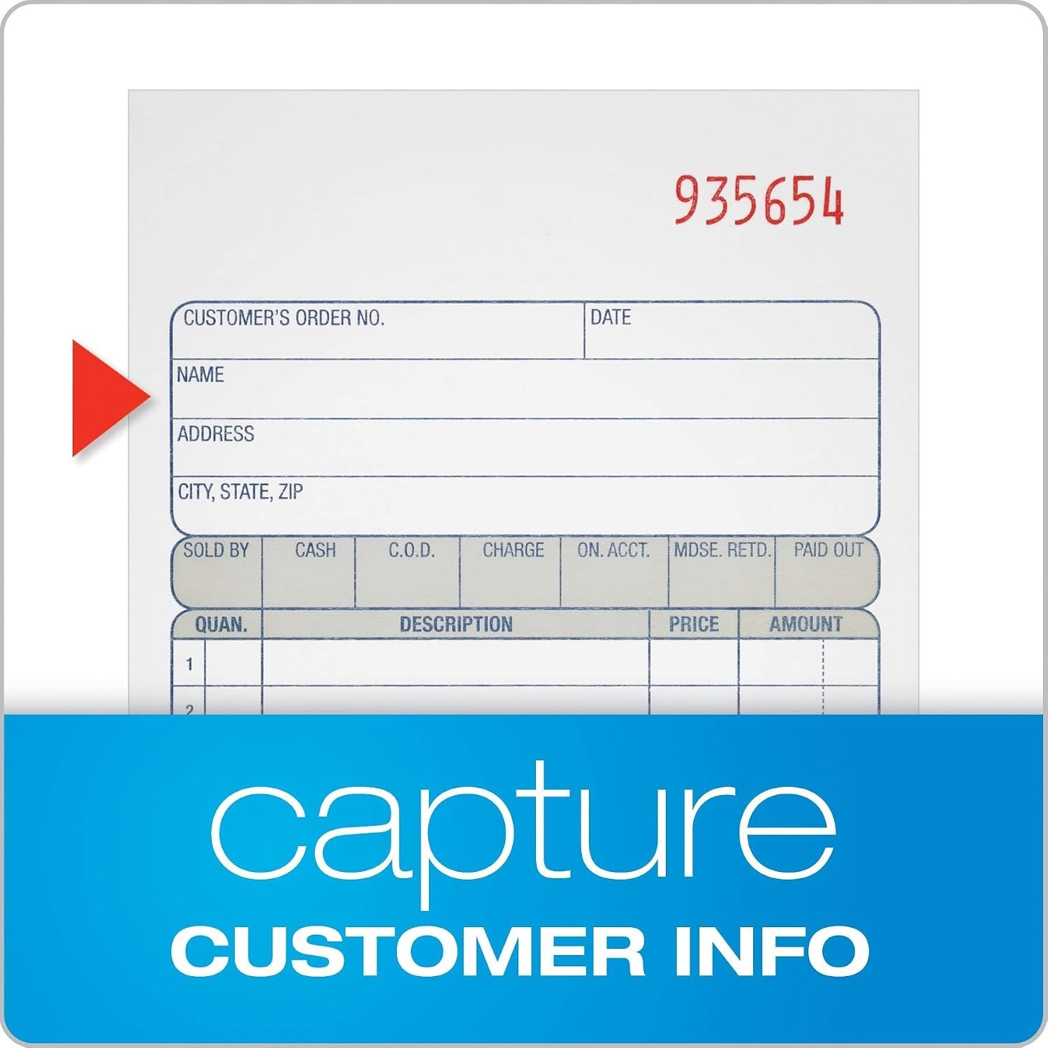 Effortless Order Tracking – 2-Part Carbonless Sales Order Books, 50 Forms/Book