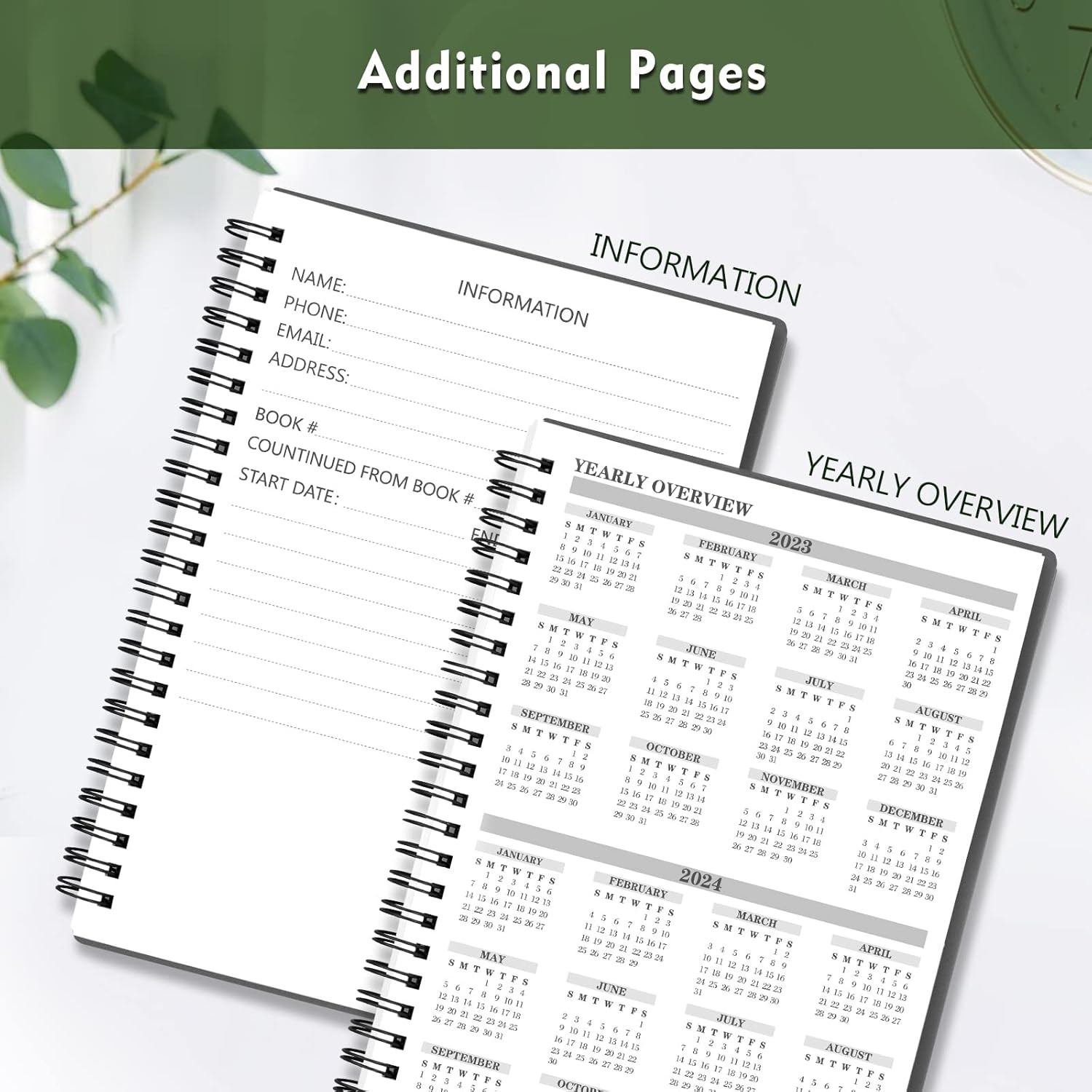 Check Registers for Personal Checkbook, Spiral Large Check Register Book, Budget