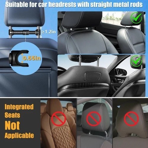Tablet iPad Holder for Car Mount Backseat Headrest Car Tablet Holder Back Seat