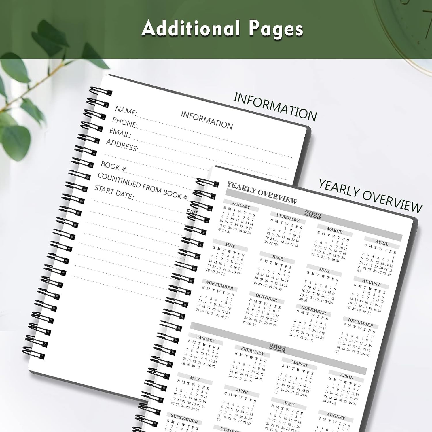Large Spiral Check Register Book for Easy Financial Tracking – 7.5” x 10”