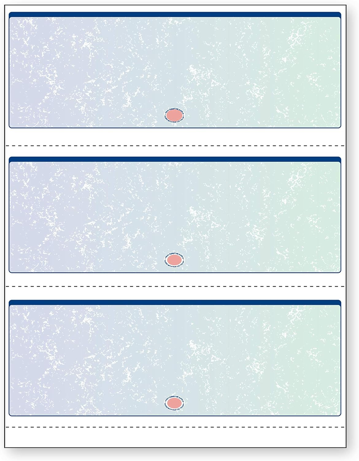 Premier Prismatic Check, 13 Features, 8.5 X 11, Blue/Green Prismatic, 500/Ream