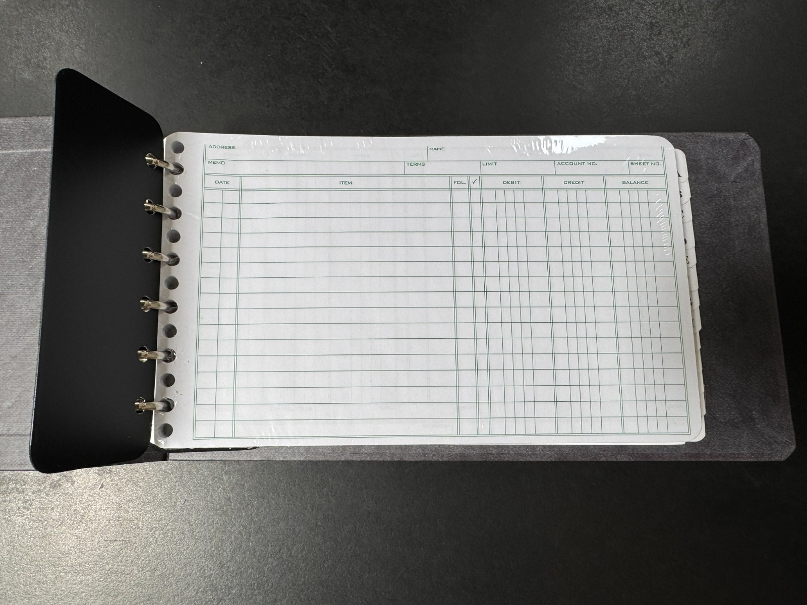 Staples Bookkeeping Ledger Binder 100 Pages A-Z Tags NWT