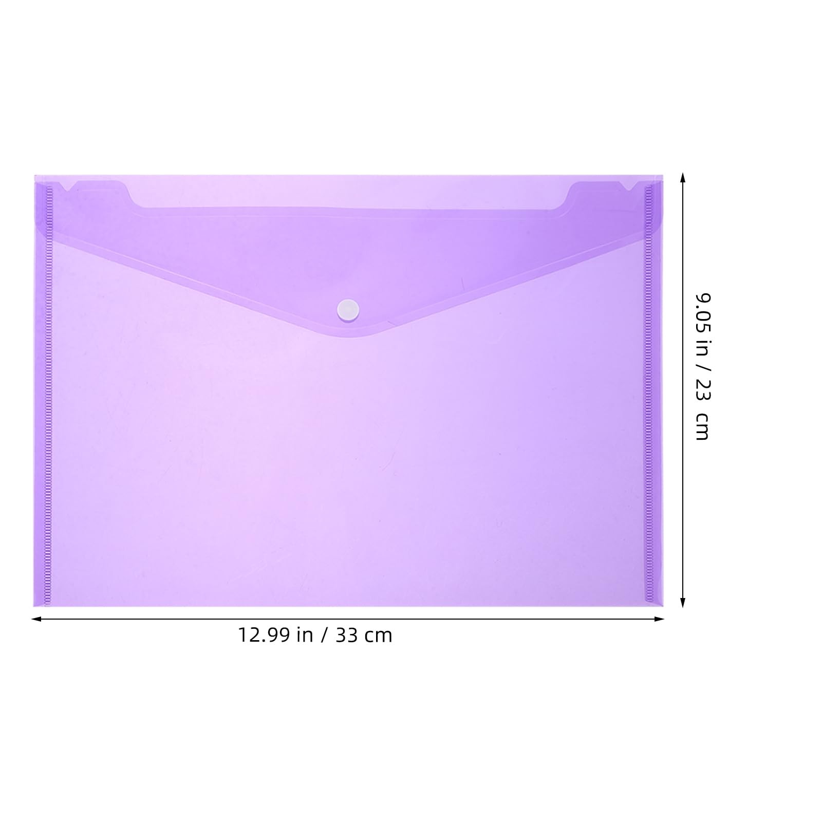 Kisangel Snap Document Bag 12 Pack 12.99X9.05In Envelope File Document…