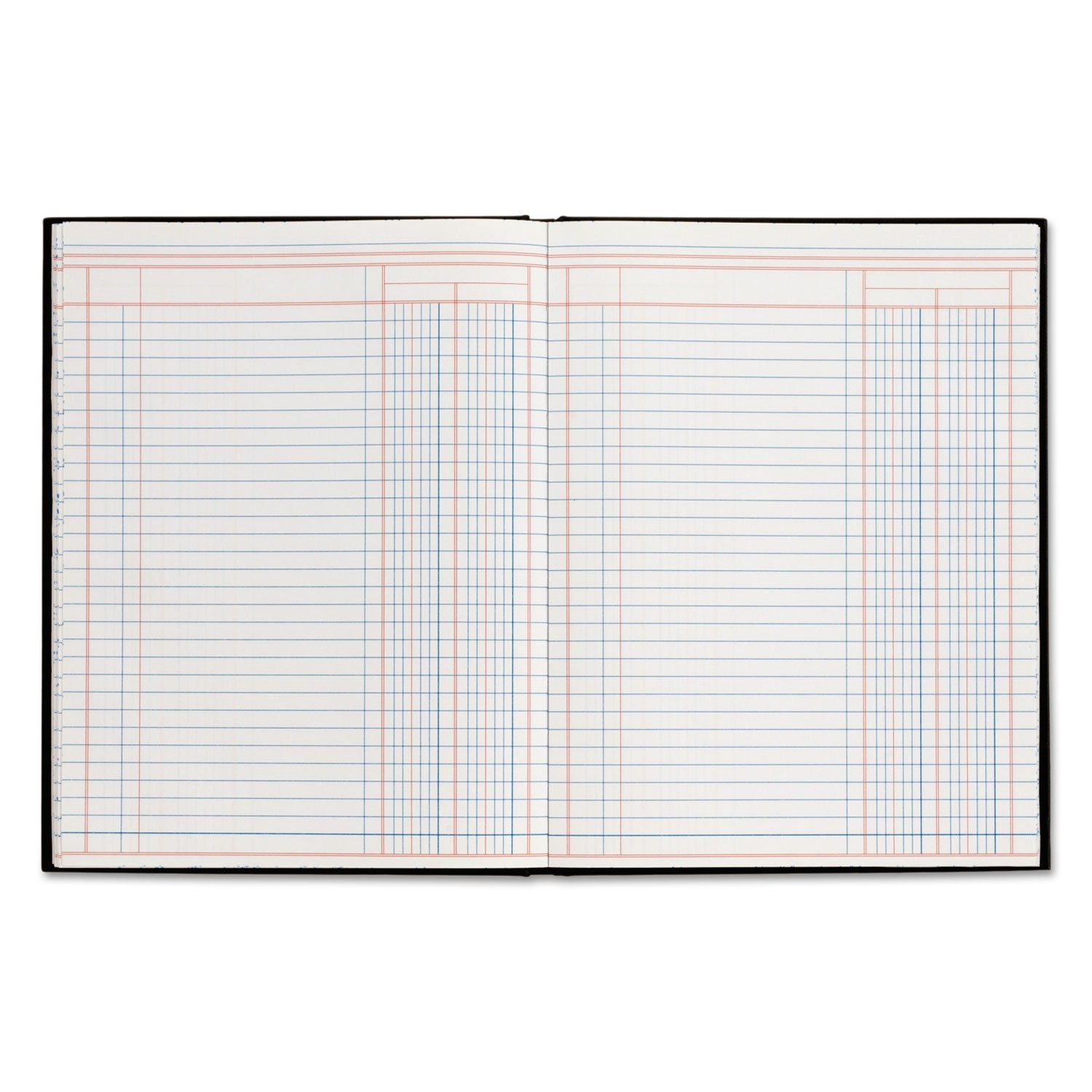 Adams ARB8002M Account Book, 2 Column, Black Cover, 80 Pages, 7 X 9 1/4
