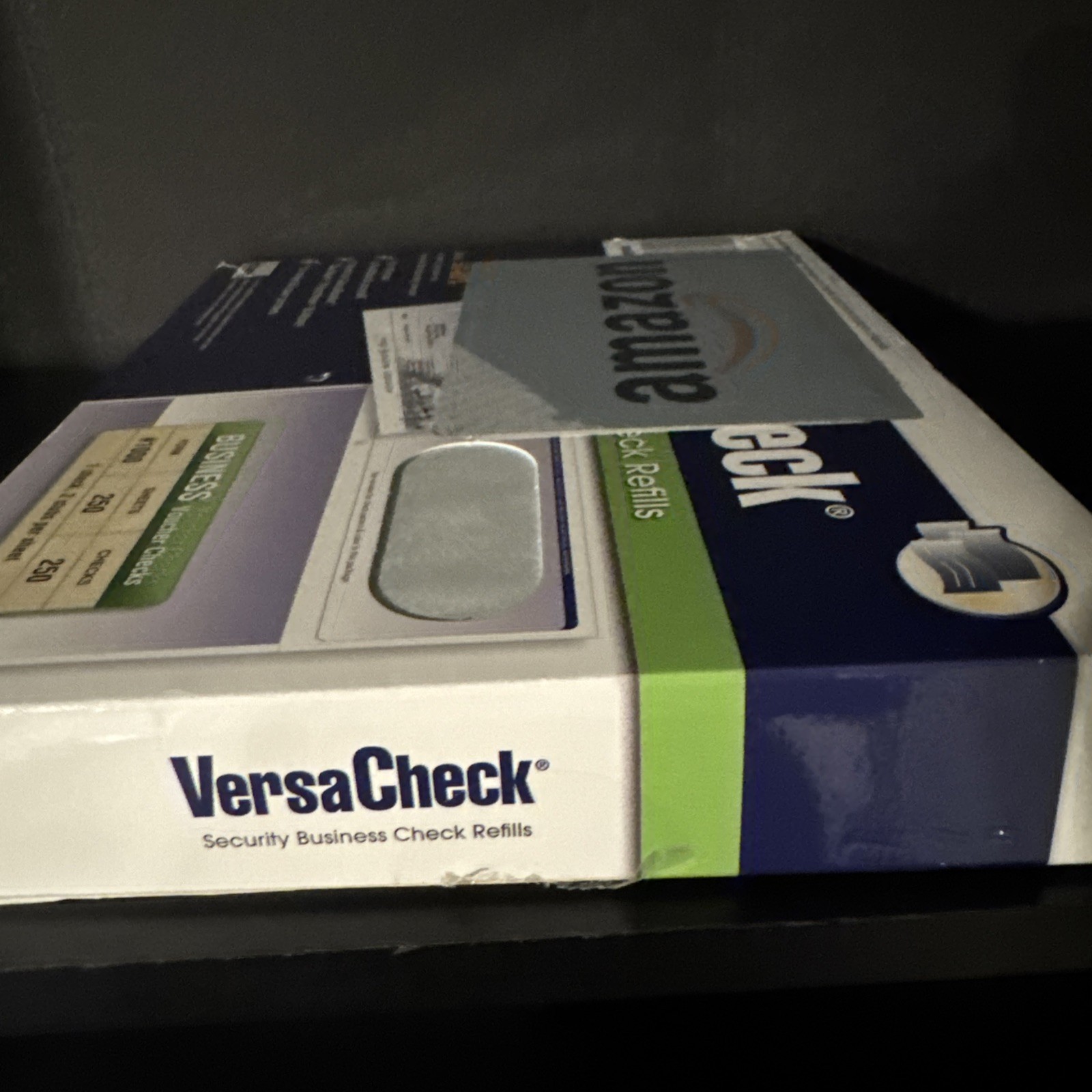 VersaCheck Secure Checks – 250 Blank Business Voucher Checks – Green Classic