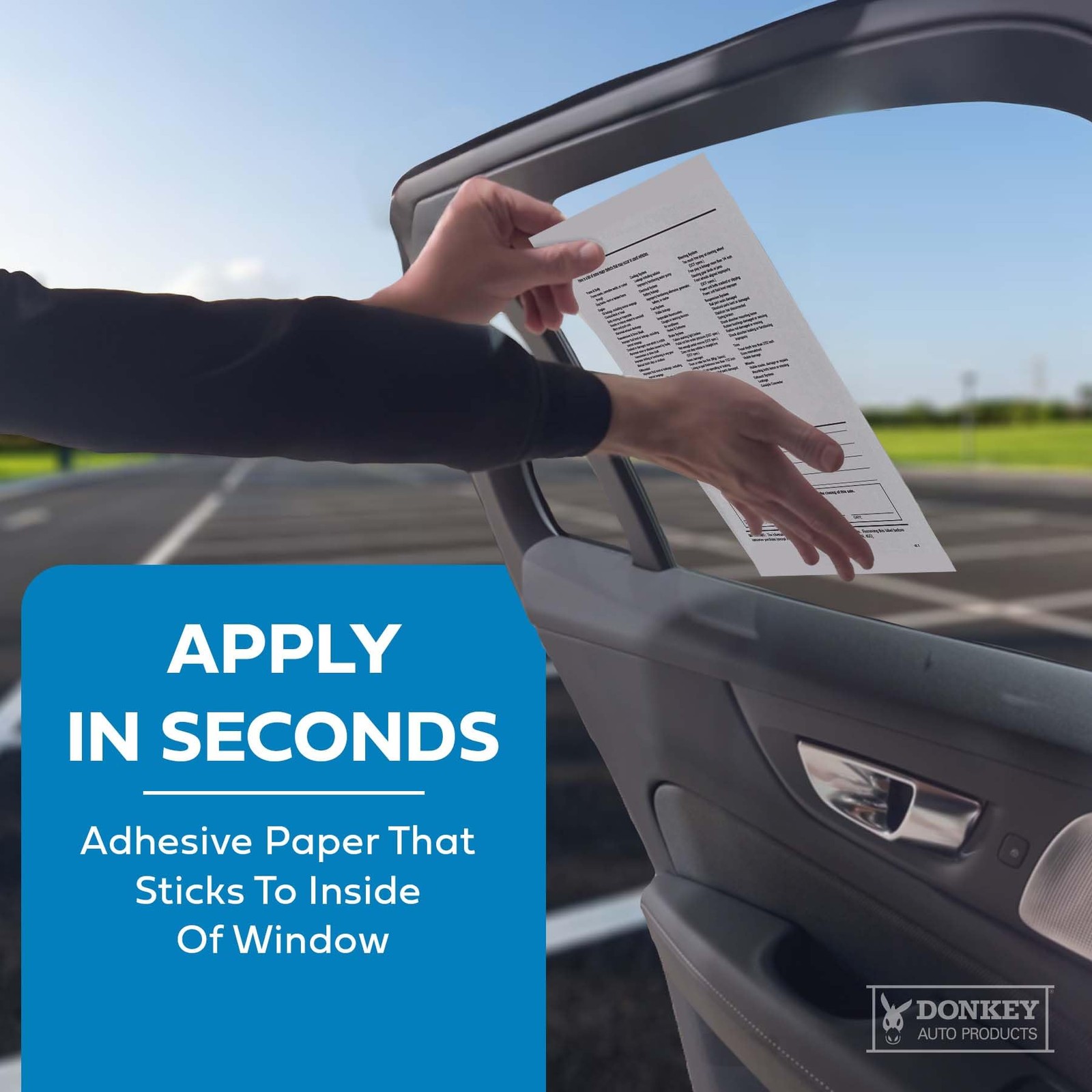 Donkey Auto Products 2 Part Buyers Guide Form – Adhesive Tape – English – As is