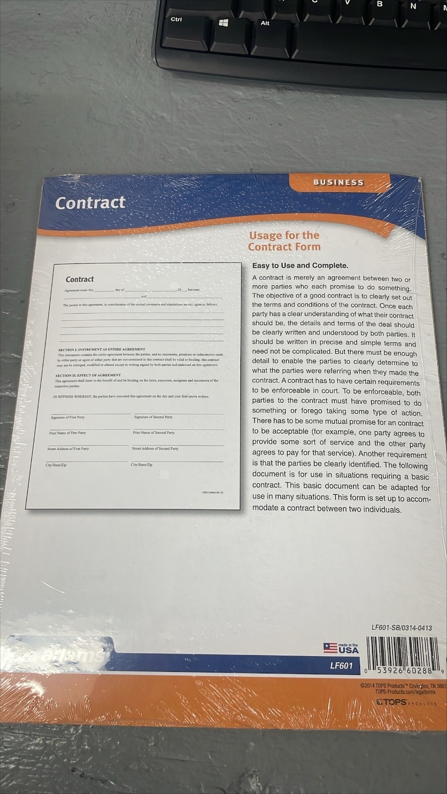 Adams Contract 4 Business forms