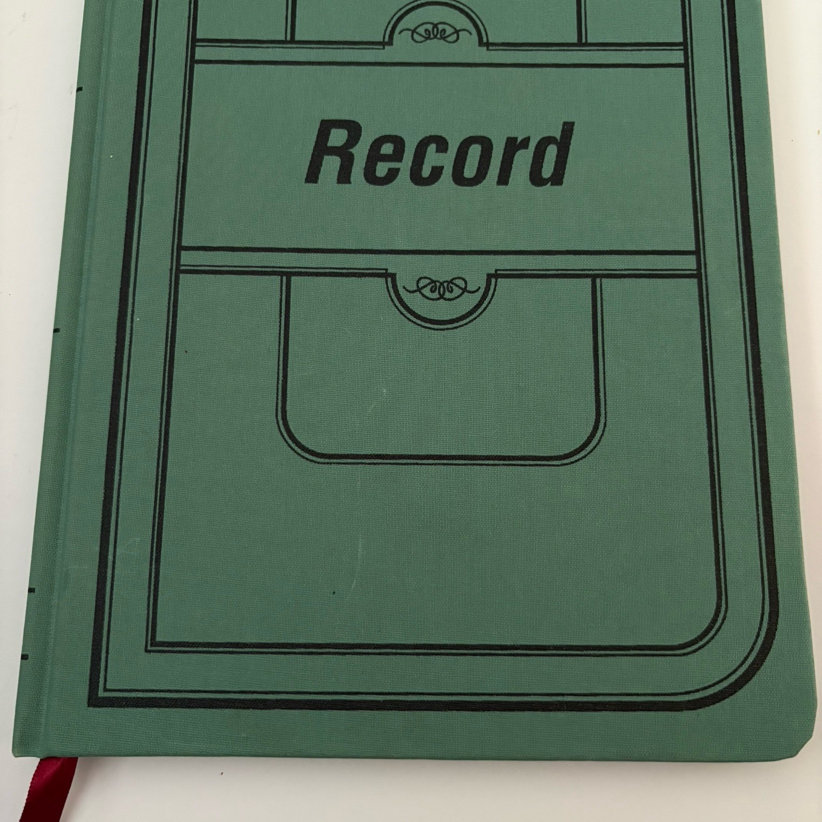 National A66150R Record Book Canvas Tuff Series 160 PGS READ! 12-1/8 x 7-5/8