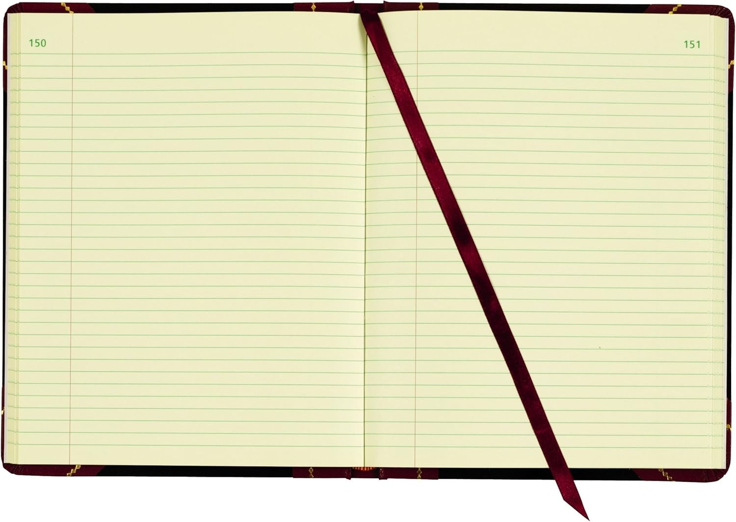 Luxurious Record Ledger with 300 Sequentially Numbered Pages – Acid-Free Paper