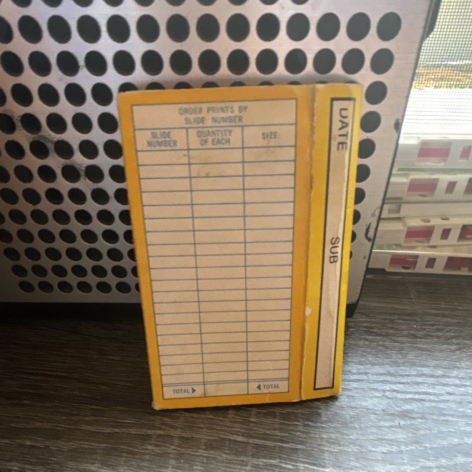 Kodak Slide Print Order Form Booklet “Great little slides make great big prints”