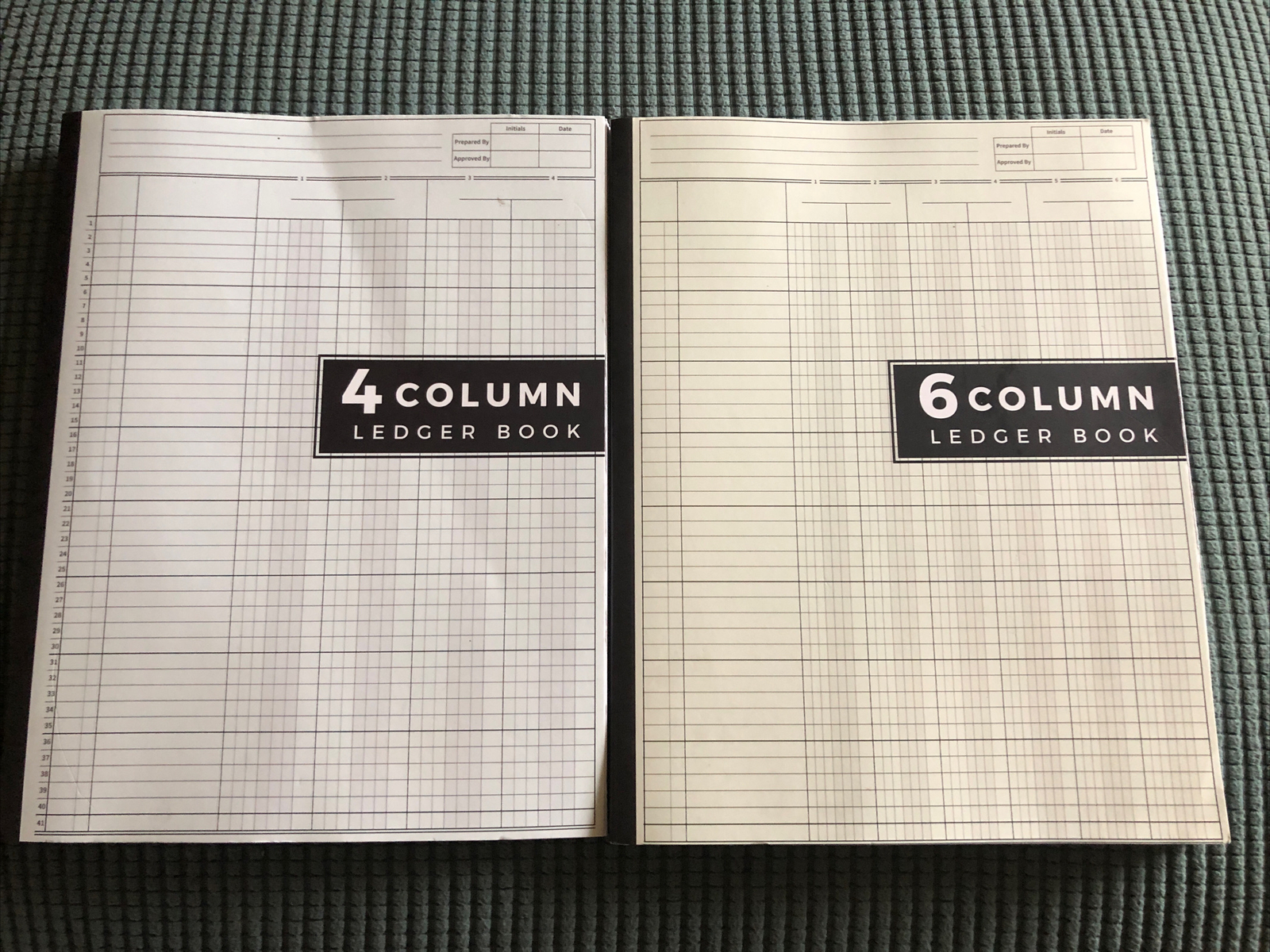 4 / 6 Column Ledger Book Accounting Bookkeeping Account Journal New Open Box (2)