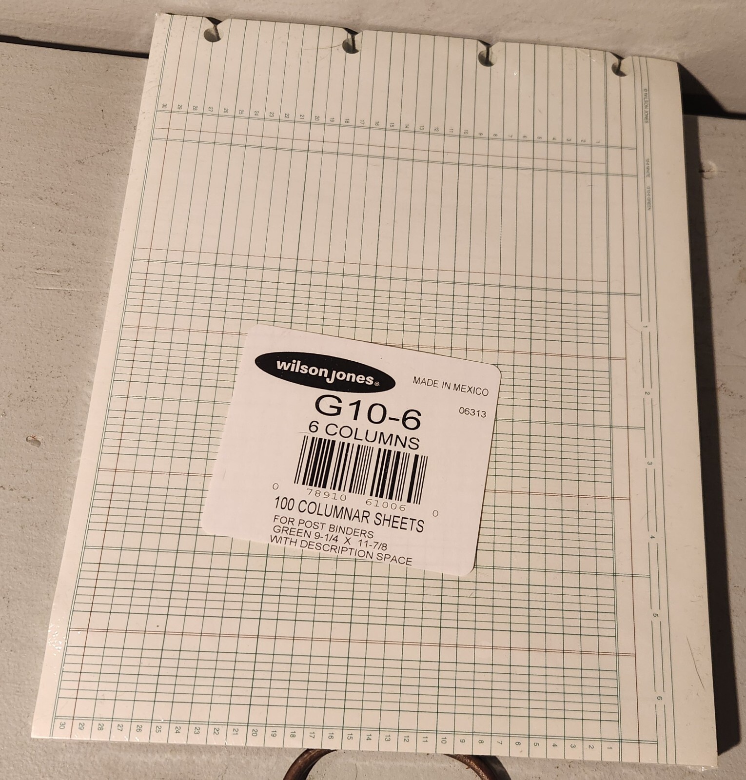 Wilson Jones G10-9 and 2 Wilson Jones Columnar Accounting Pad 13 Columns