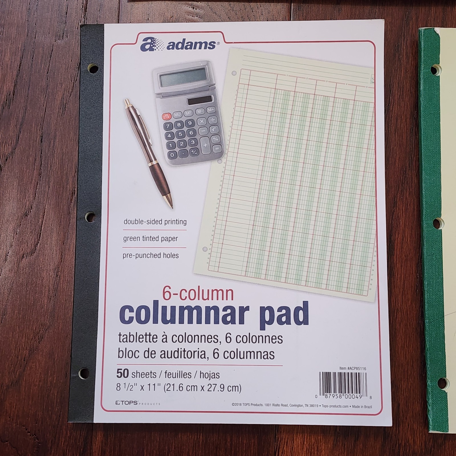 LOT of 6 Accounting Column Pad Analysis. Wilson Jones 13, Mead 13, National 12 *