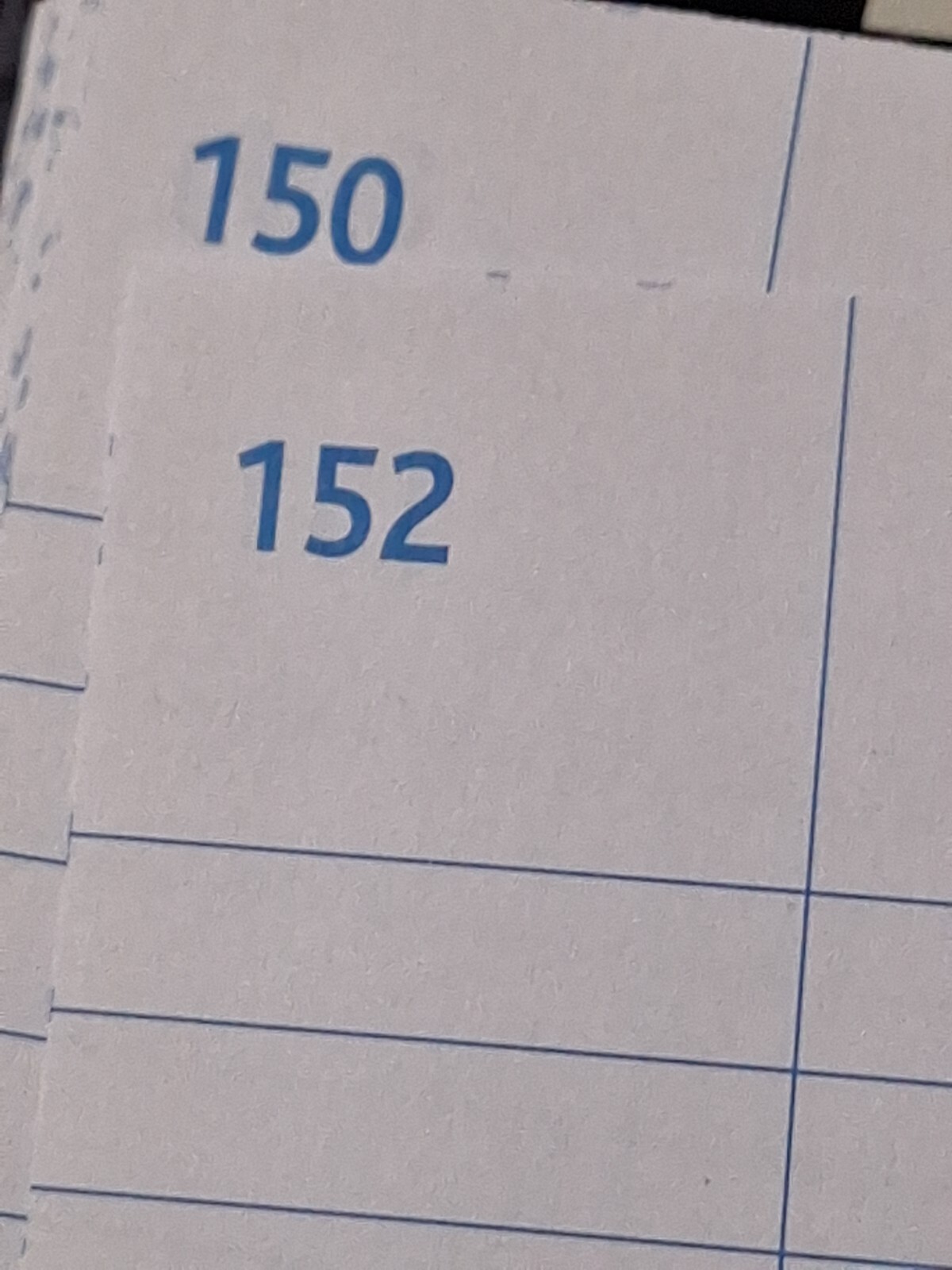 Adams Hardcover Record Ledger 152 Numbered Pages and Bookmark Robbon