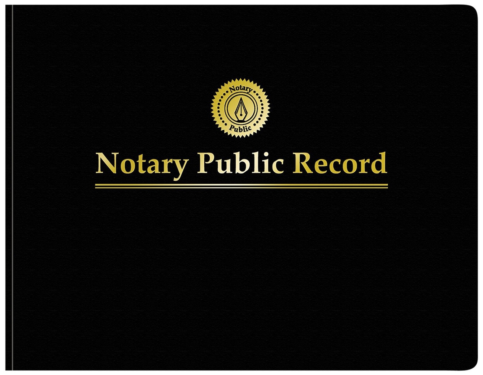 Adams Notary Public Record Journal, 11 x 8.5 Inches, 6 Entries Per Page, 63 P…