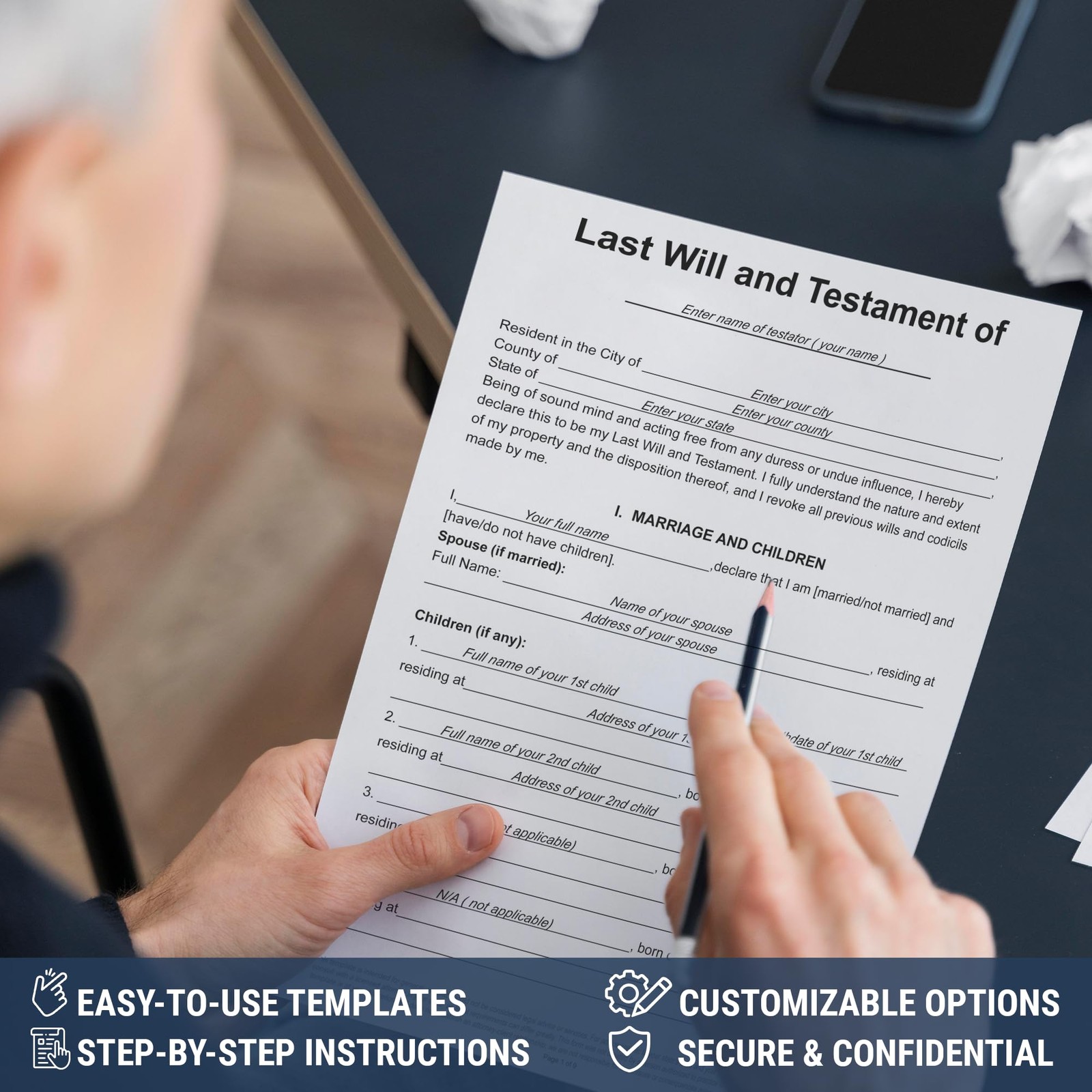 KING PRINT Last Will and Testament Kit 2026 – Legal Will, Trust Forms for Est…