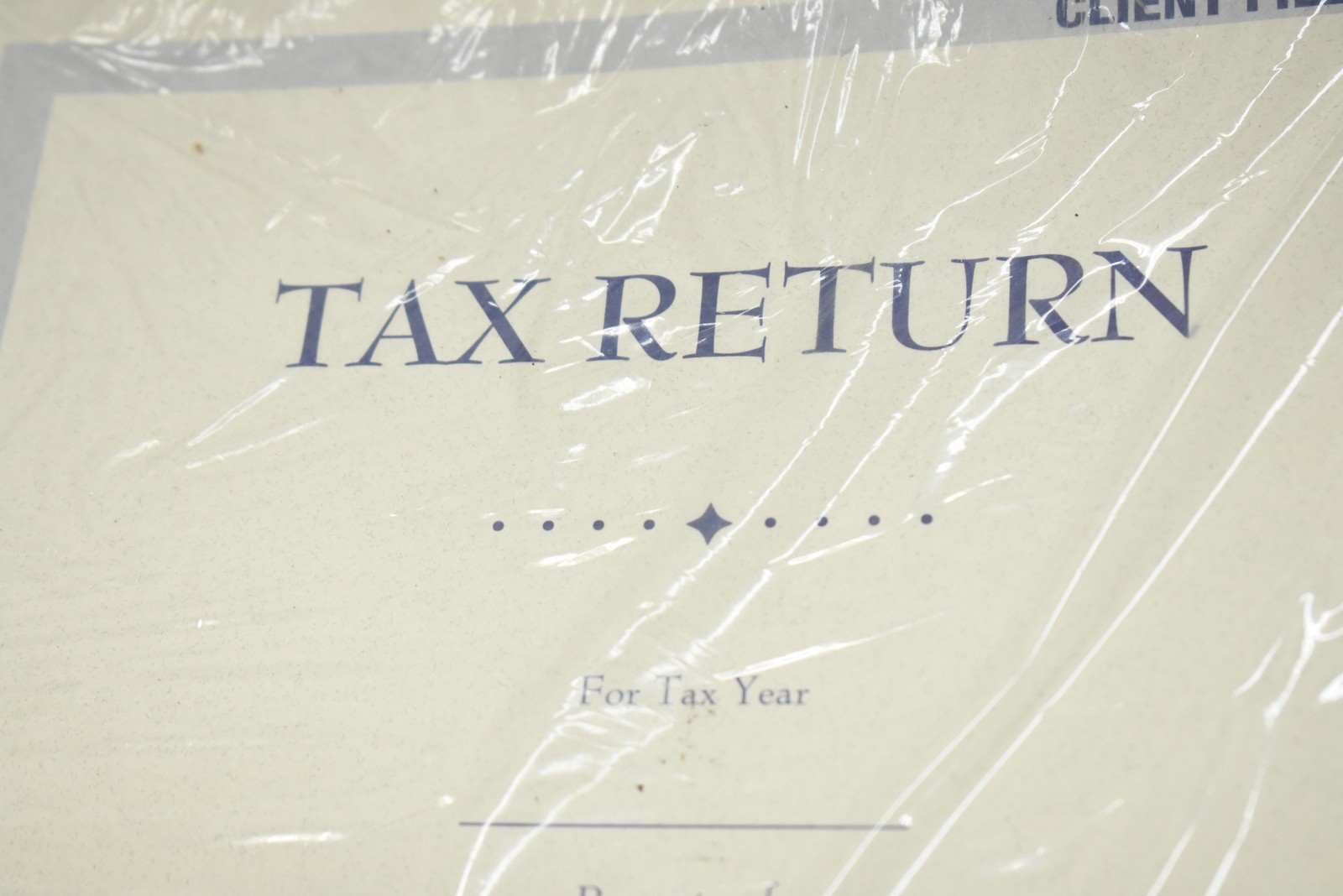 Tax Return Client File Copy Covers Professionally Prepared Forms Pack 125 Sheets