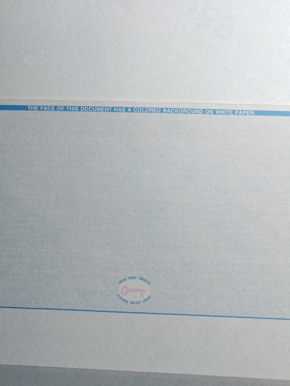 Blank Check Paper – 1,000 Pack – Check in Center