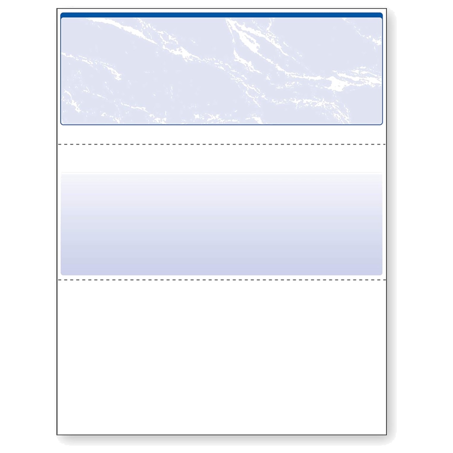 ANSI Compliant Blue Marble Top Checks, 2500 Sheets