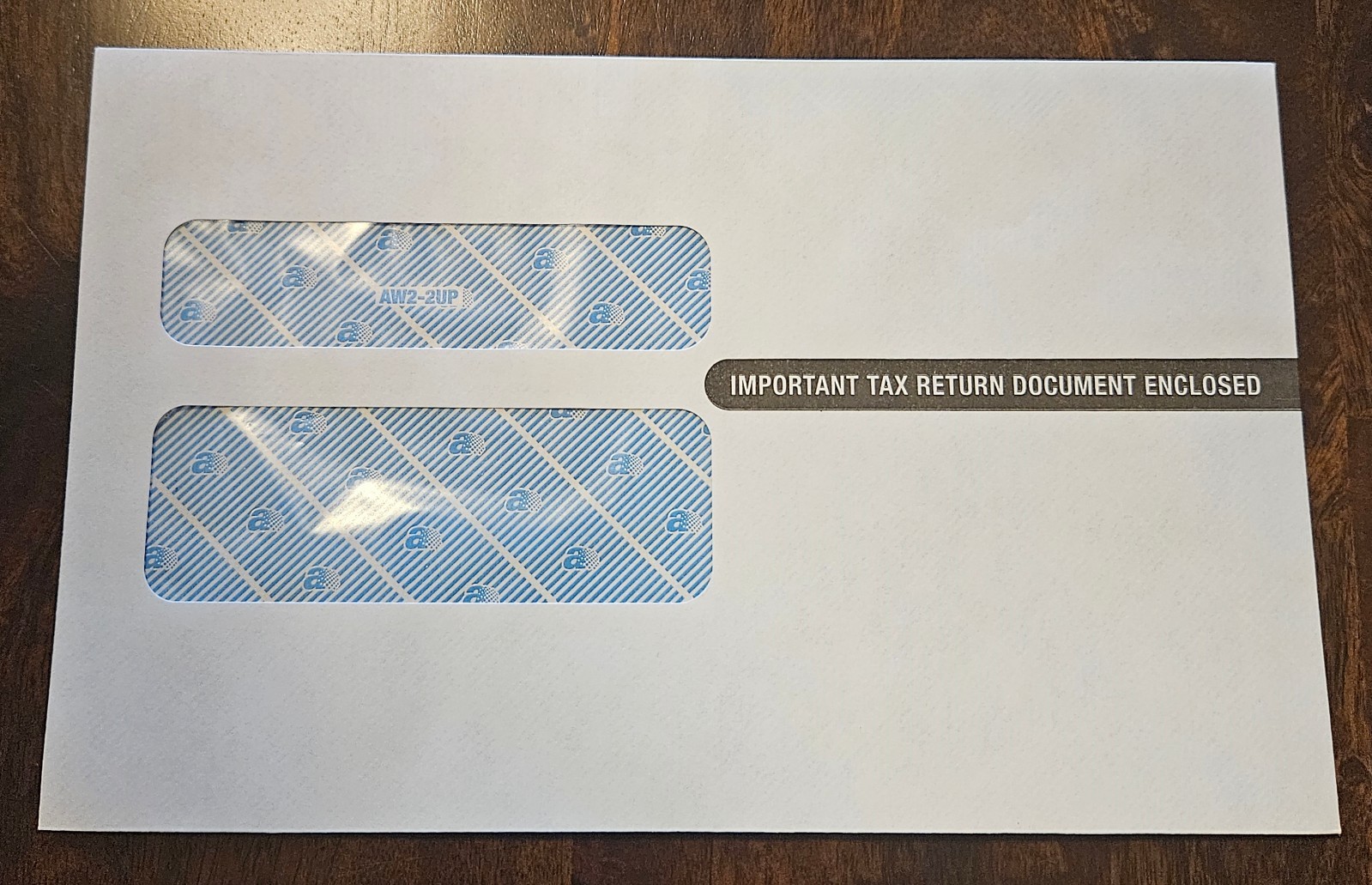2025 IRS Tax Form W-2 – 2 employees LASER and 1 W-3 with envelopes