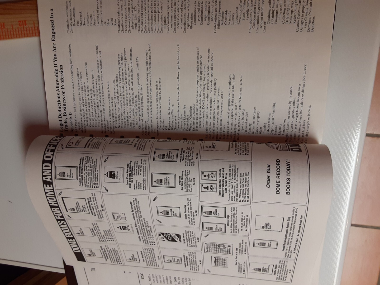 Vintage Dome Simplified Weekly Bookkeeping Record No 600 Ledger brown