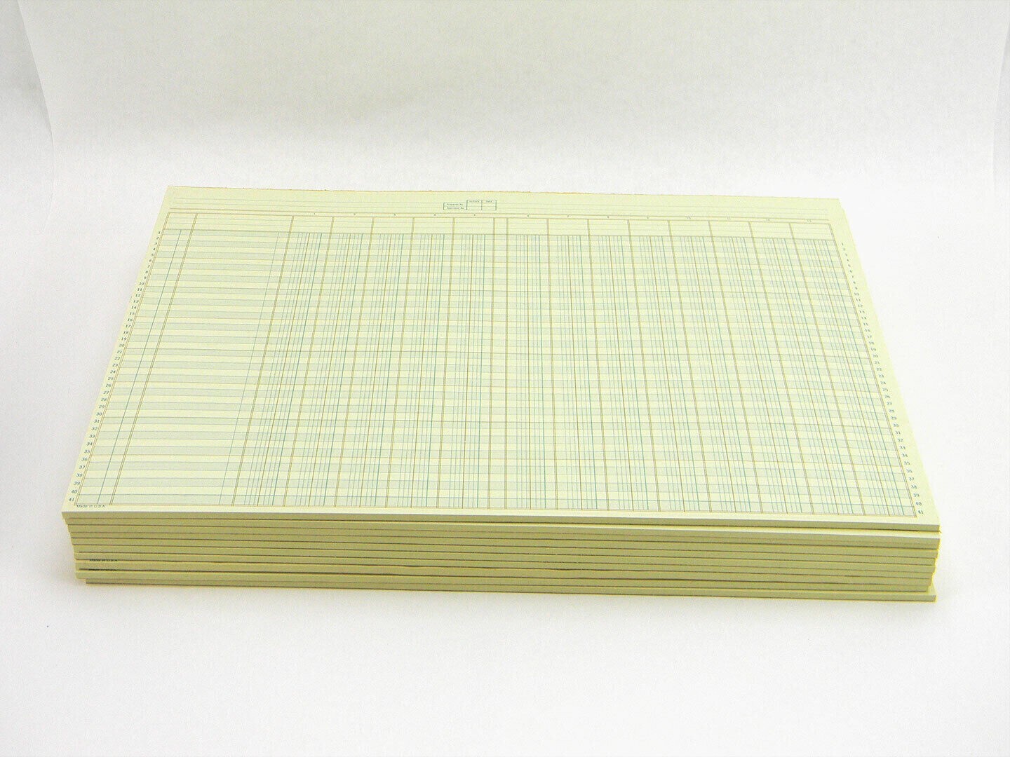 10 x BOORUM & PEASE 96113 ACCOUNTING COLUMNAR PAD 40 SHEETS 13 COLUMNS 16″ x 11″