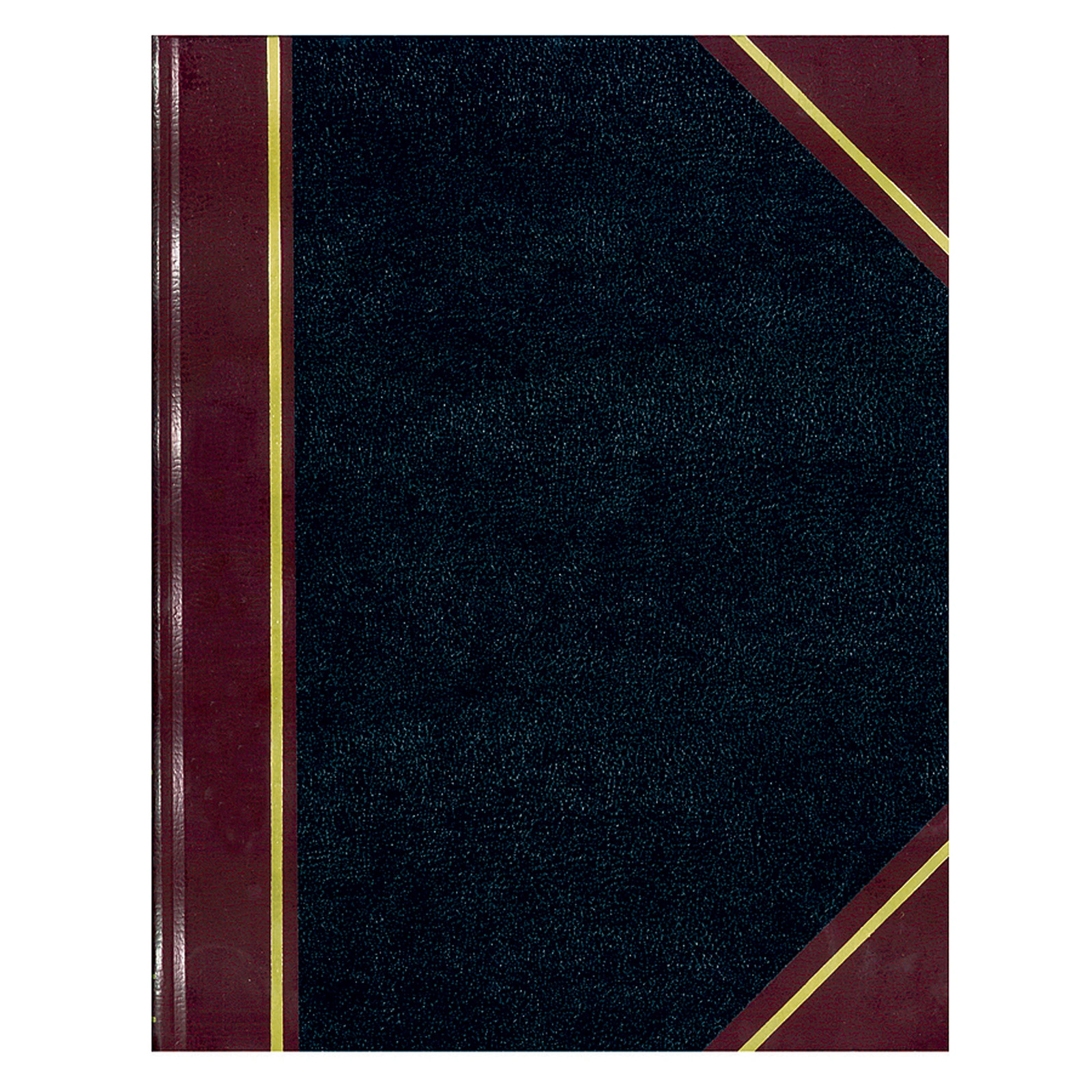 National Brand Black Texhide Record Book With Margin, 8 3/8″ x 10 3/8″