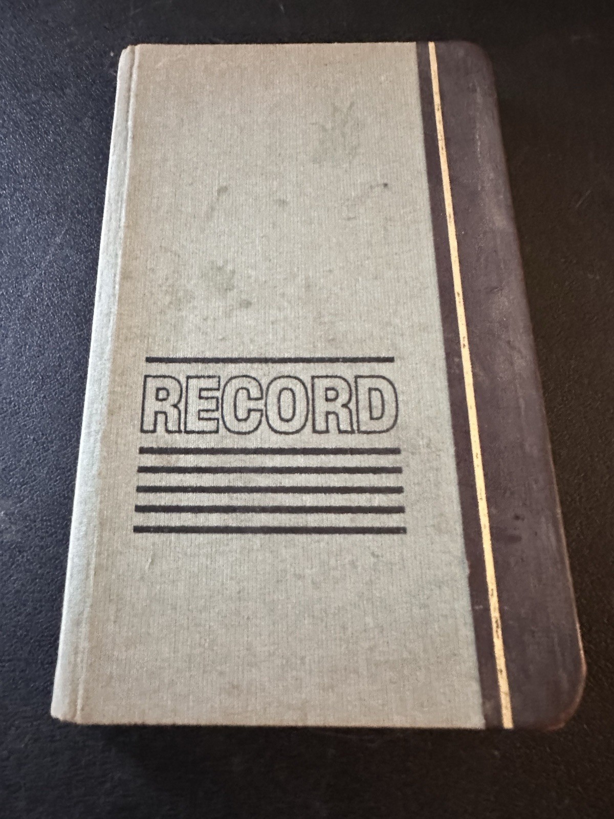 Vintage Record Ledger Book Never Used “202” Pages
