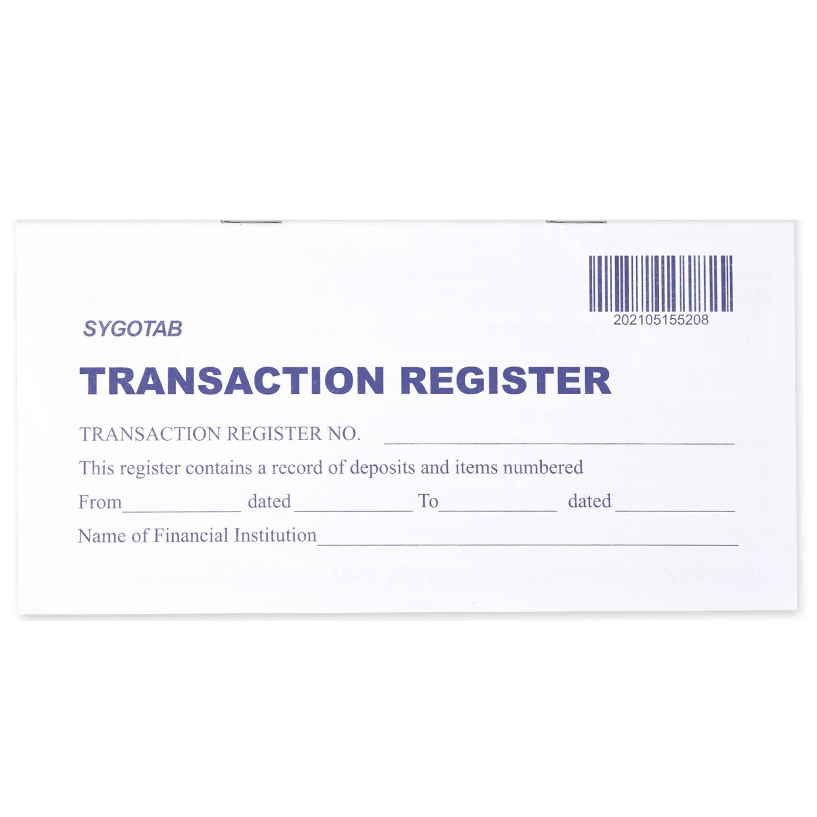 12 PCS Personal Checkbook Registers – Upgraded Checkbook & Transaction Ledgers