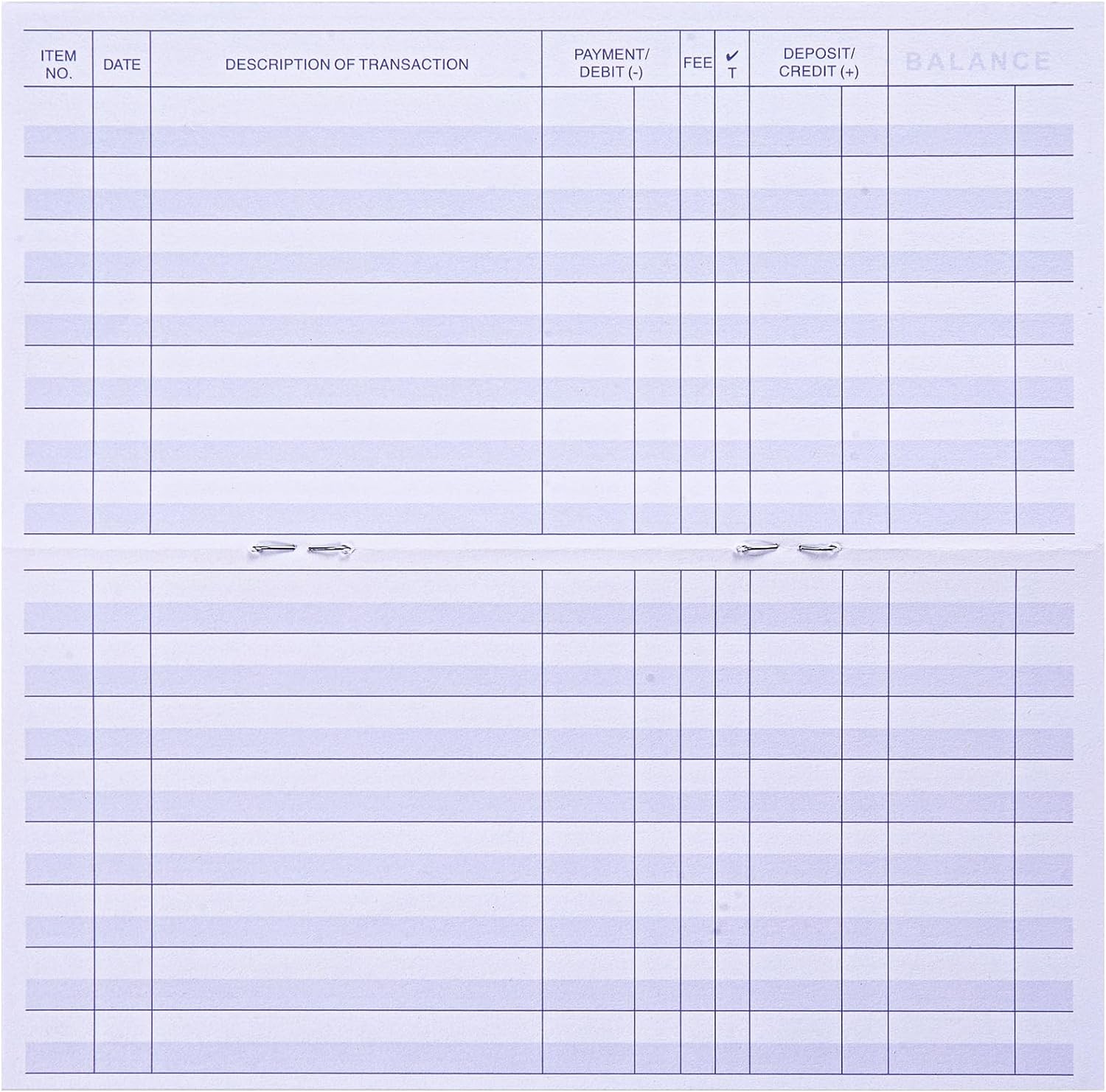 24 PCS Check Registers for Personal Checkbook, Easy to Read Checkbook Register