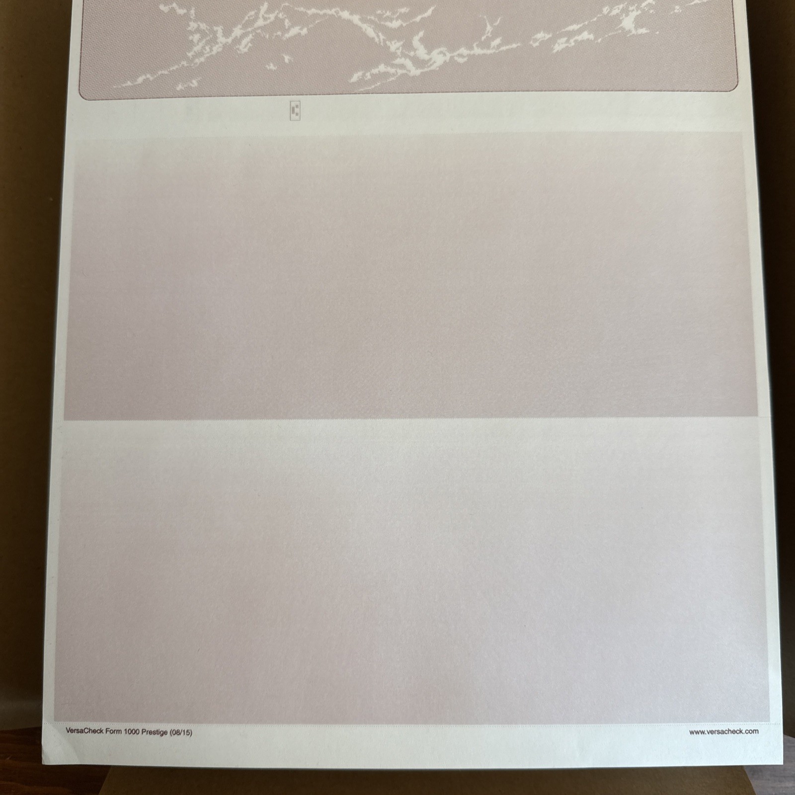 VersaCheck Check Refills Business Voucher Checks Form #1000 Prestige 500 Sheets