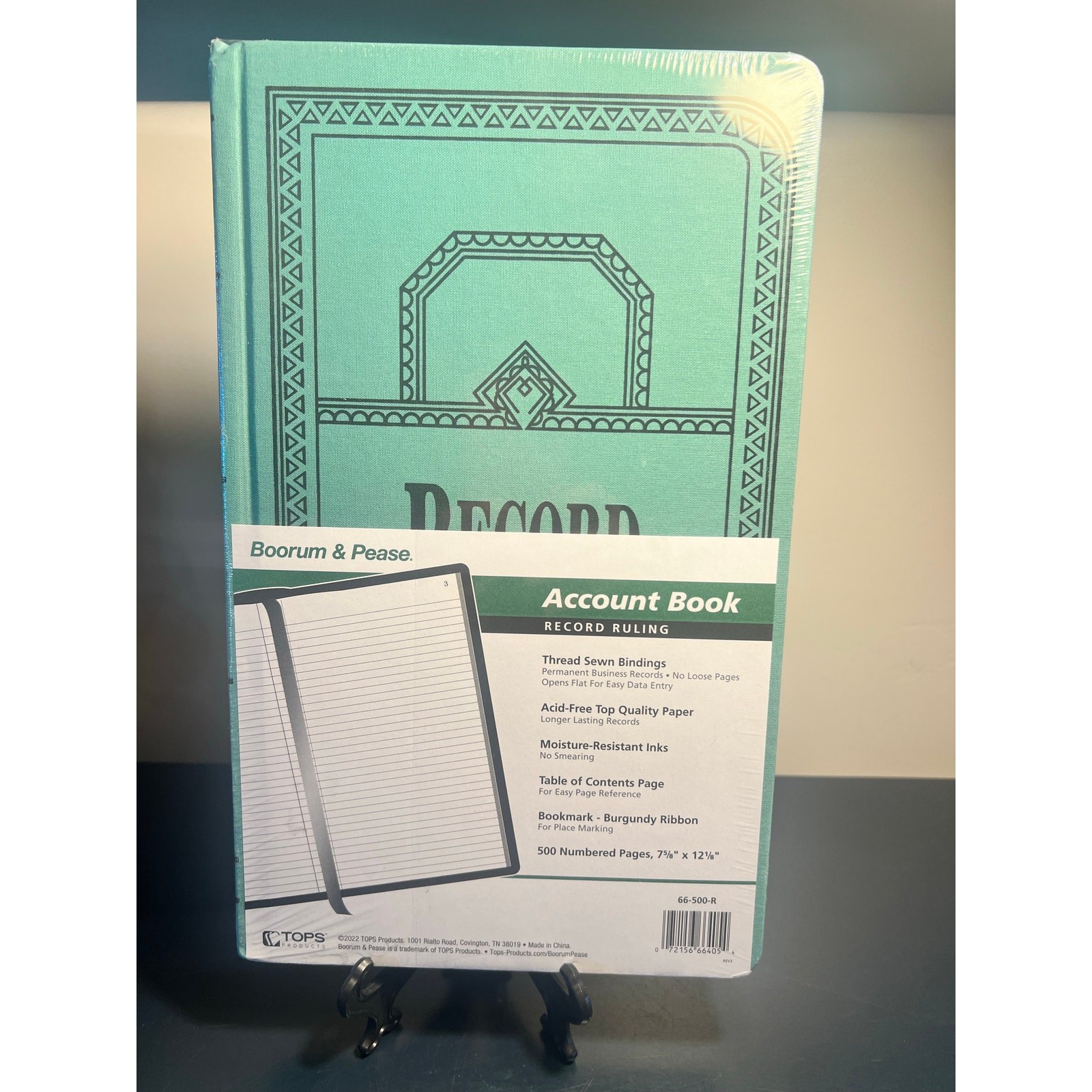 New Sealed Boorum & Pease 66 Series Canvas Record Books 500 Sheets Thread Sewn
