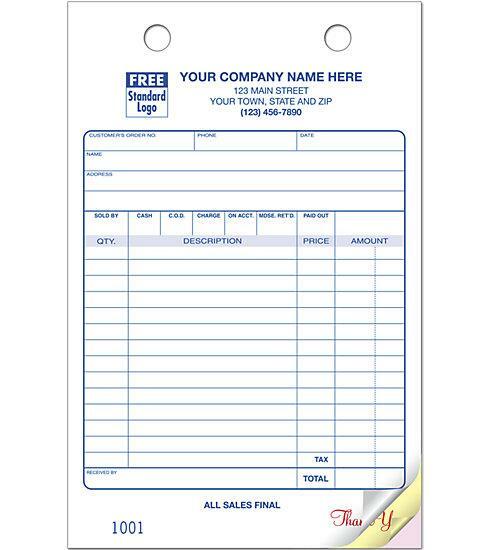 500 Multi-Purpose 3 Part Register Forms, Special Wording / Nebs Deluxe No.610SW