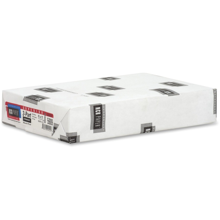 Ncr NCR5909 Carbonless Paper 8.5×11 501/Pack Pink White Canary