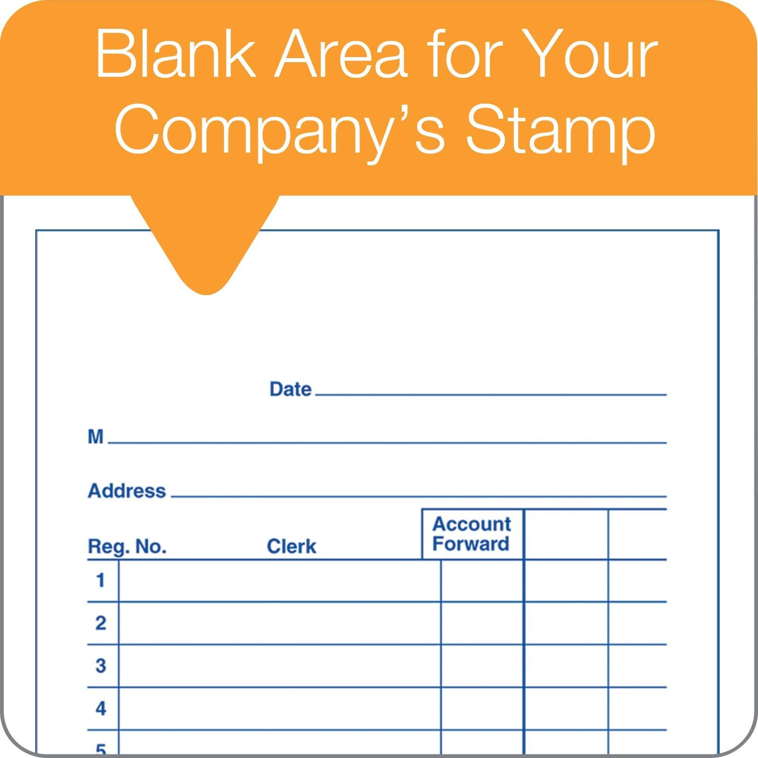 Adams General Purpose Sales Book, 2-Part, Carbonless, White/Canary, 3-11/32 X 5-