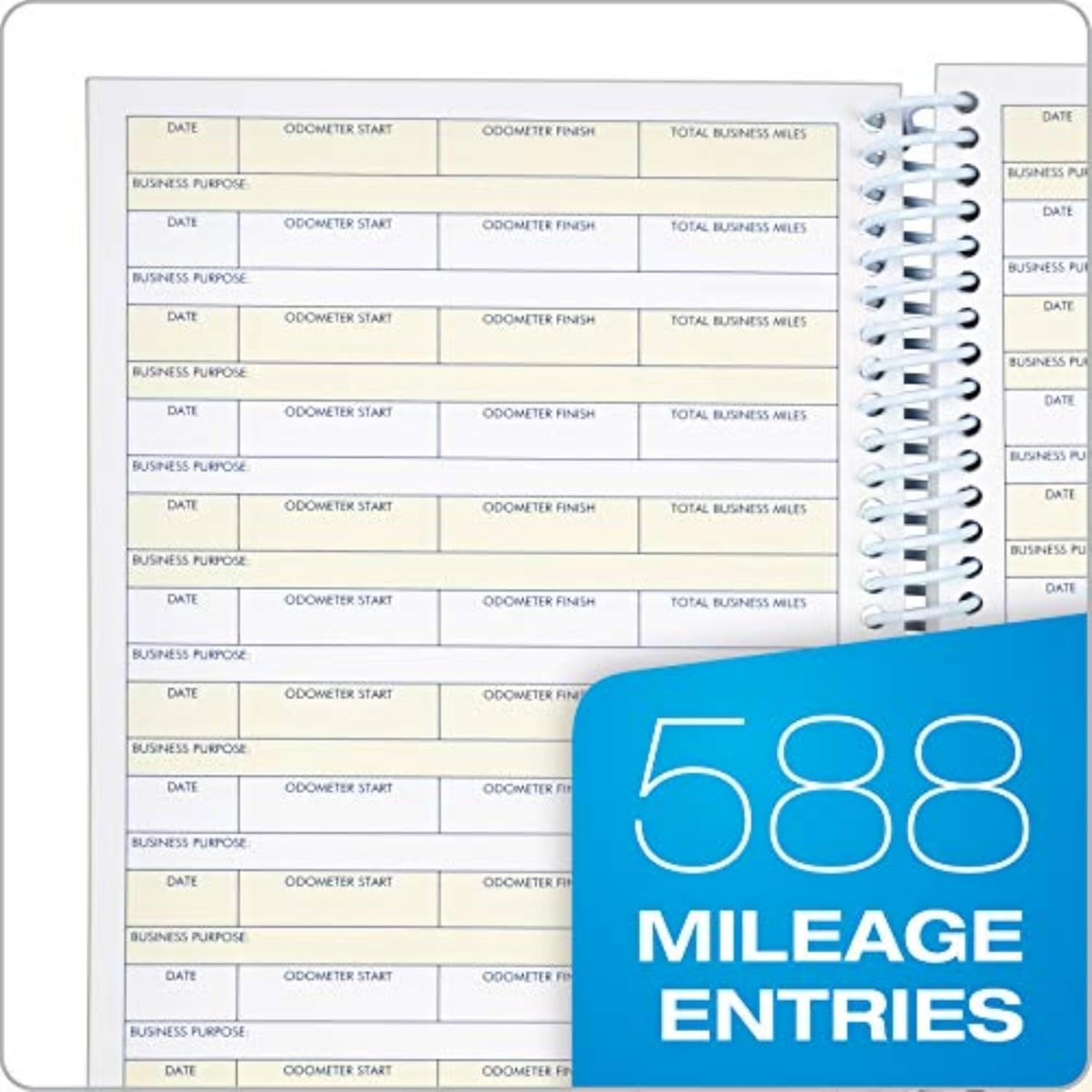 ABF Vehicle Mileage and Expense Journal, 5-1/4″ x 8-1/2″, Fits the Glove Box,…