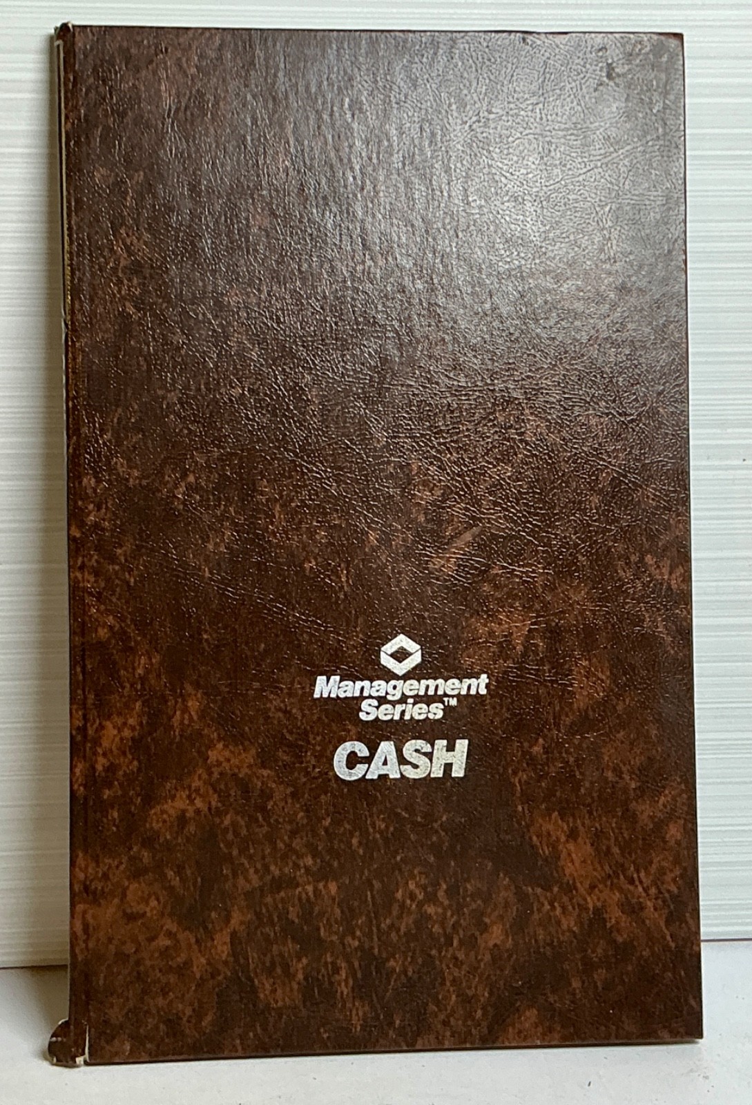 Vintage Management Series CASH Ledger Inventory Binder Accounting Book Brown